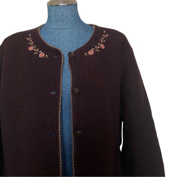 Vintage 100% Wool Coat - Picture 3 of 4